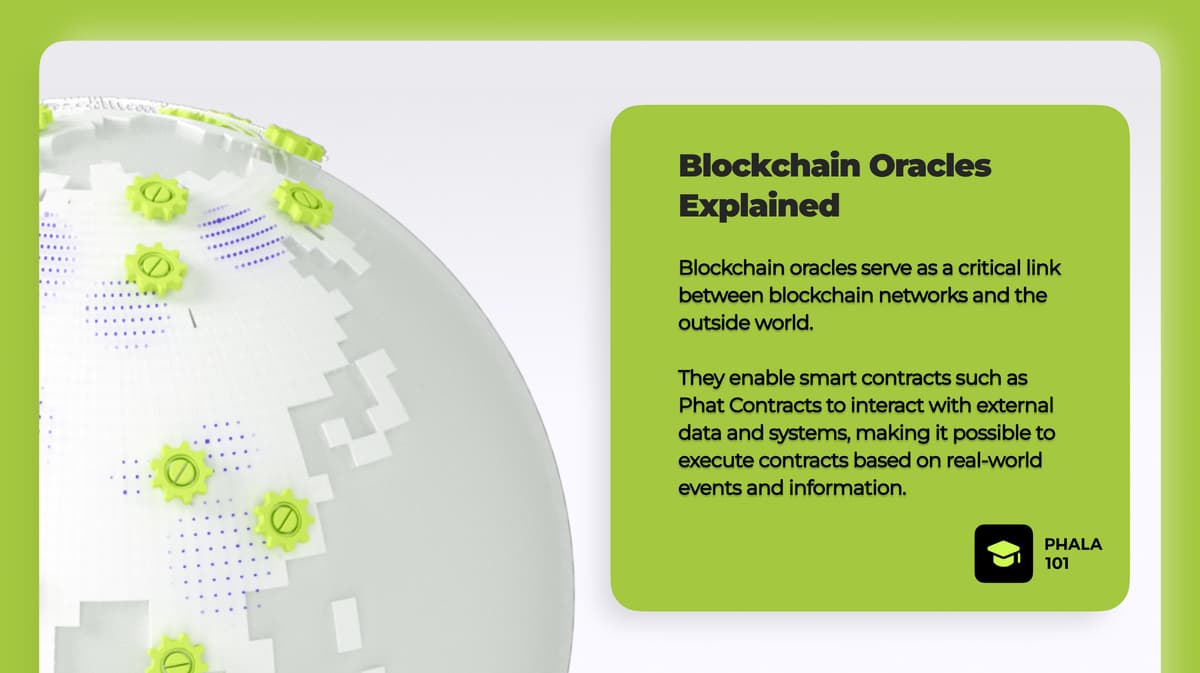 Unraveling the Power of Blockchain Oracles - A Glimpse into Phat Contract  Oracles on Phala Network | Phala