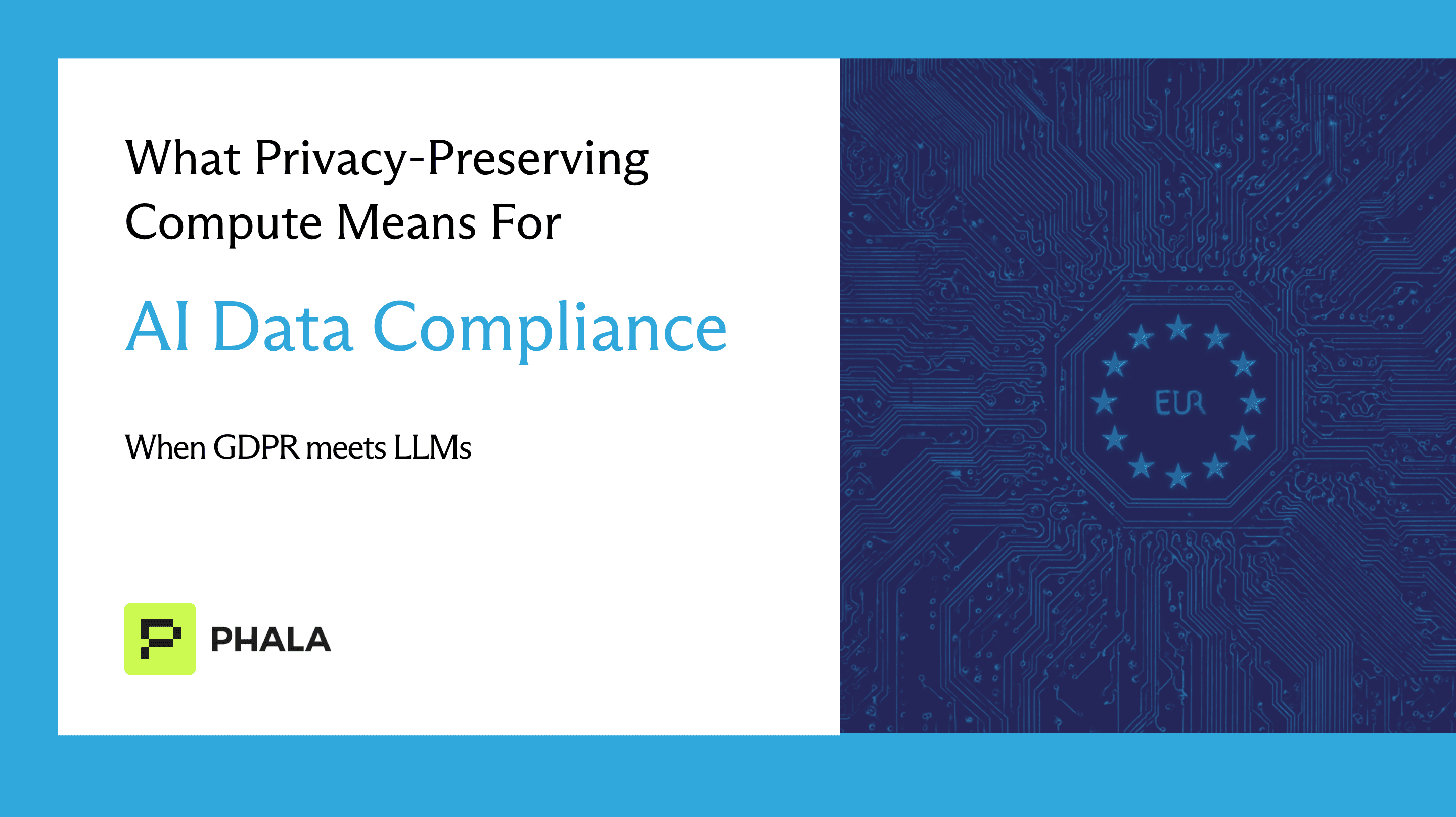 What Privacy-Preserving Compute Means for AI Data Compliance